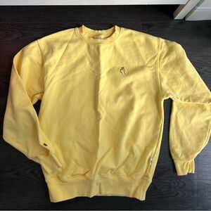 BTS DNA yellow crewneck sweatshirt